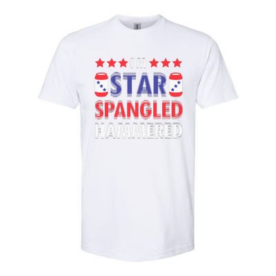 IM Star Spangled Hammered Funny 4th Of July Softstyle CVC T-Shirt