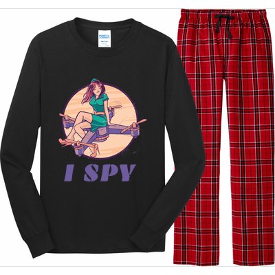 I Spy Spy Drone Pilot Toy Camera Drone Gift Long Sleeve Pajama Set