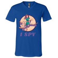 I Spy Spy Drone Pilot Toy Camera Drone Gift V-Neck T-Shirt