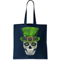 Irish Skull St Patricks Day Tote Bag