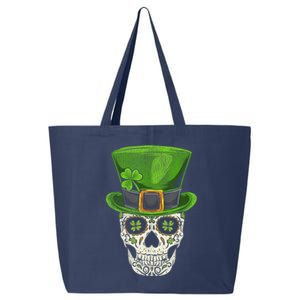 Irish Skull St Patricks Day 25L Jumbo Tote