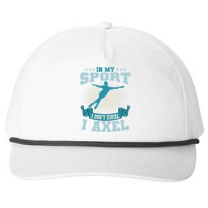 Ice Skating Skater Skates I Axel Sport Snapback Five-Panel Rope Hat