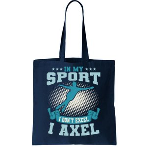 Ice Skating Skater Skates I Axel Sport Tote Bag