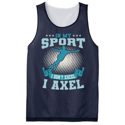 Ice Skating Skater Skates I Axel Sport Mesh Reversible Basketball Jersey Tank