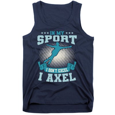 Ice Skating Skater Skates I Axel Sport Tank Top