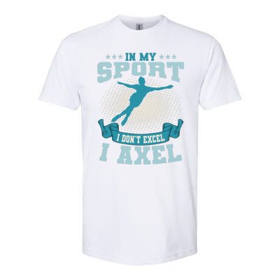 Ice Skating Skater Skates I Axel Sport Softstyle CVC T-Shirt