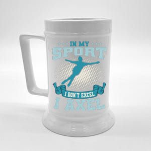 Ice Skating Skater Skates I Axel Sport Beer Stein