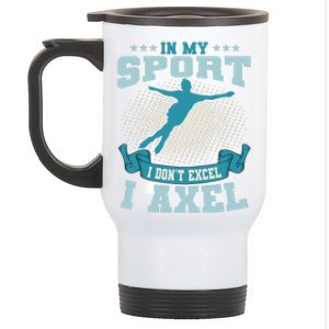 Ice Skating Skater Skates I Axel Sport Stainless Steel Travel Mug