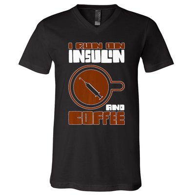 I'm so Sweet I need Insulin Diabetes Warrior Support V-Neck T-Shirt