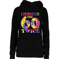 I Survived The Sixties 60s Twice Tie Dye 70th Birthday Womens Funnel Neck Pullover Hood