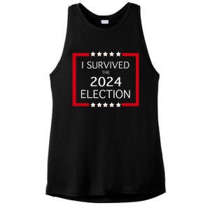 I Survived The 2024 Election Ladies PosiCharge Tri-Blend Wicking Tank