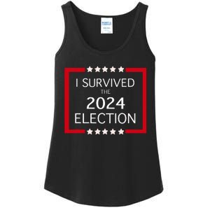 I Survived The 2024 Election Ladies Essential Tank