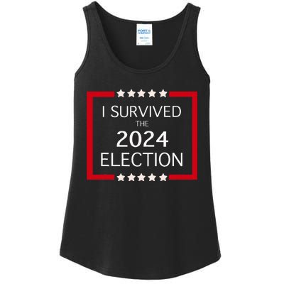 I Survived The 2024 Election Ladies Essential Tank