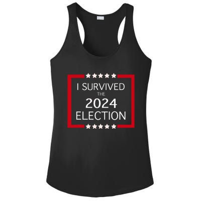 I Survived The 2024 Election Ladies PosiCharge Competitor Racerback Tank