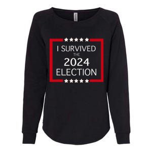 I Survived The 2024 Election Womens California Wash Sweatshirt