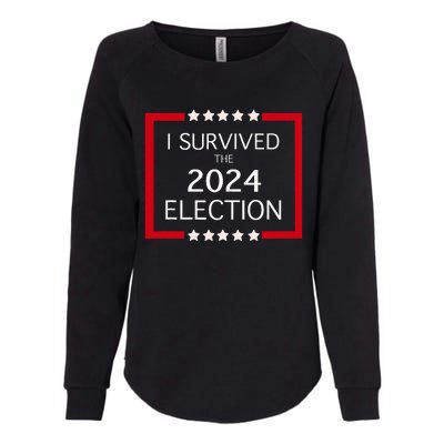 I Survived The 2024 Election Womens California Wash Sweatshirt