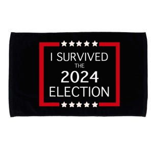 I Survived The 2024 Election Microfiber Hand Towel