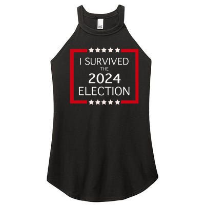 I Survived The 2024 Election Women's Perfect Tri Rocker Tank