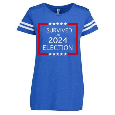 I Survived The 2024 Election Enza Ladies Jersey Football T-Shirt