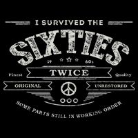 I Survived The Sixties Twice Built In 60s 70th 60th Birthday Wool Snapback Cap