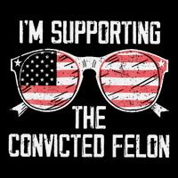 IM Supporting The Convicted Felon Cooling Performance Crew T-Shirt