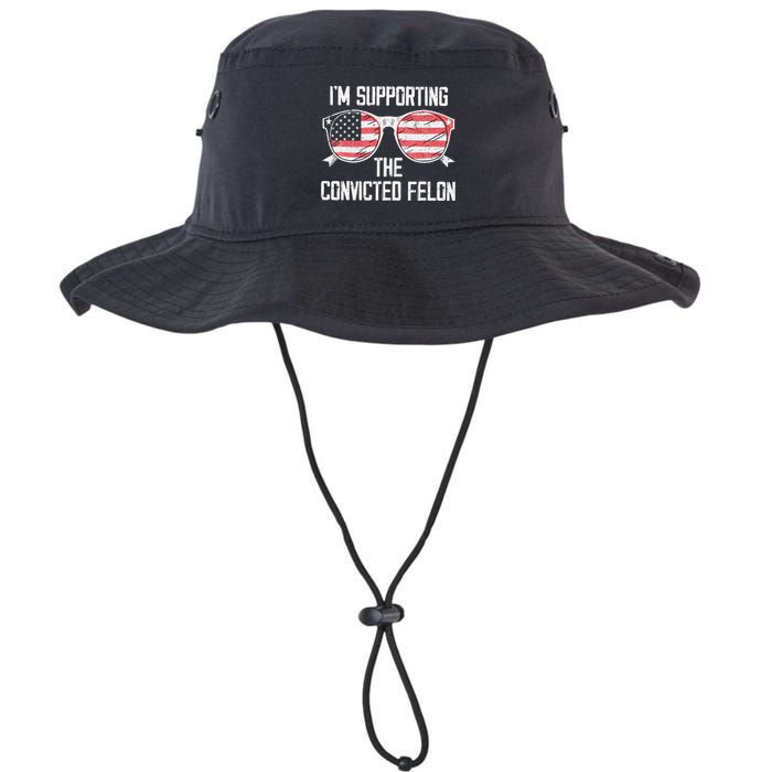 IM Supporting The Convicted Felon Bucket Hat