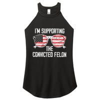 IM Supporting The Convicted Felon Women's Perfect Tri Rocker Tank