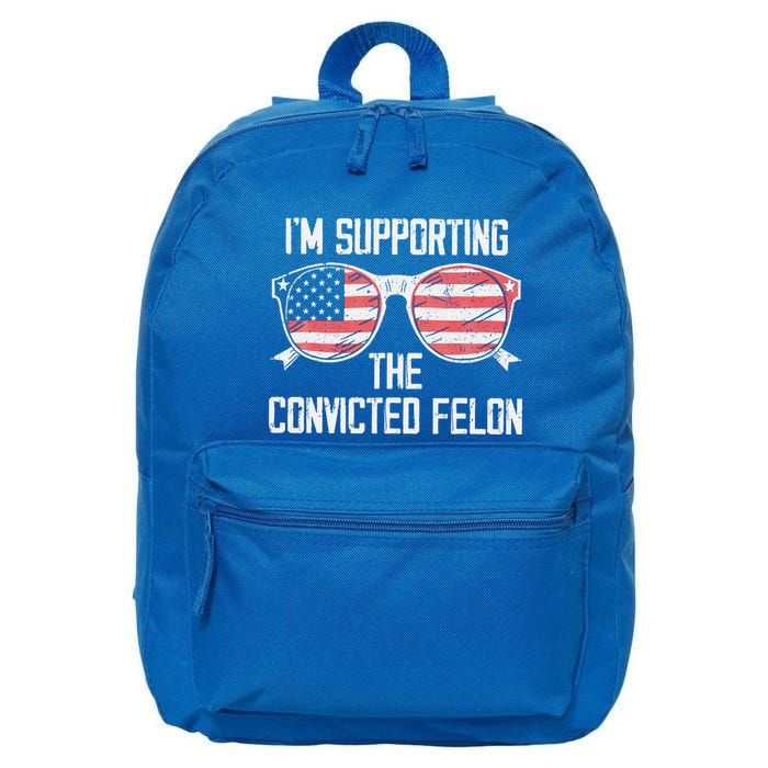 IM Supporting The Convicted Felon 16 in Basic Backpack