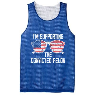 IM Supporting The Convicted Felon Mesh Reversible Basketball Jersey Tank