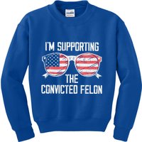 IM Supporting The Convicted Felon Kids Sweatshirt