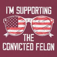 IM Supporting The Convicted Felon 16oz Travel Tumbler