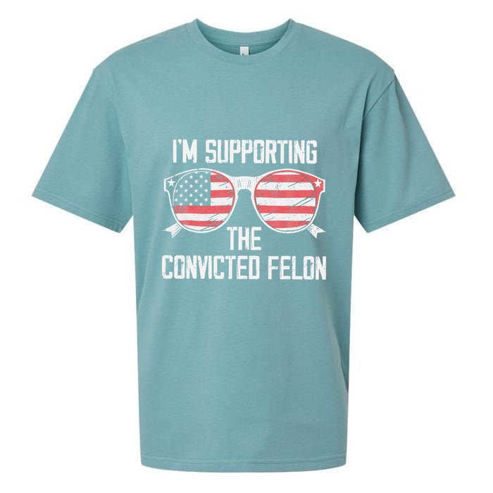 IM Supporting The Convicted Felon Sueded Cloud Jersey T-Shirt