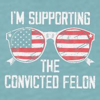 IM Supporting The Convicted Felon Sueded Cloud Jersey T-Shirt
