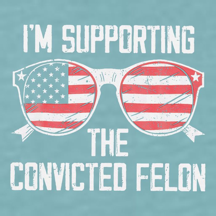 IM Supporting The Convicted Felon Sueded Cloud Jersey T-Shirt
