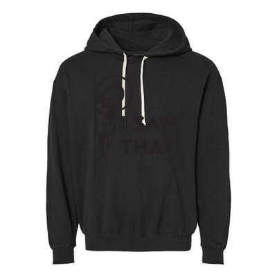 I Saw That Funny Jesus Meme Christian Garment-Dyed Fleece Hoodie