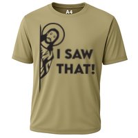I Saw That Funny Jesus Meme Christian Cooling Performance Crew T-Shirt