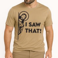 I Saw That Funny Jesus Meme Christian Cooling Performance Crew T-Shirt