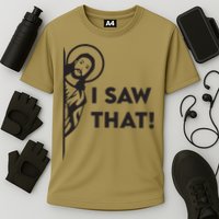I Saw That Funny Jesus Meme Christian Cooling Performance Crew T-Shirt