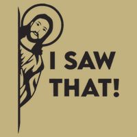 I Saw That Funny Jesus Meme Christian Cooling Performance Crew T-Shirt