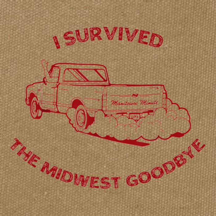 I Survived The Midwest Goodbye Cotton Canvas Backpack