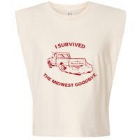 I Survived The Midwest Goodbye Garment-Dyed Women's Muscle Tee