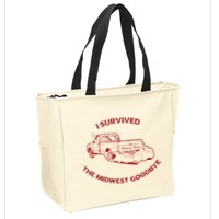 I Survived The Midwest Goodbye Zip Tote Bag