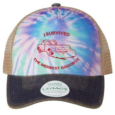 I Survived The Midwest Goodbye Legacy Tie Dye Trucker Hat