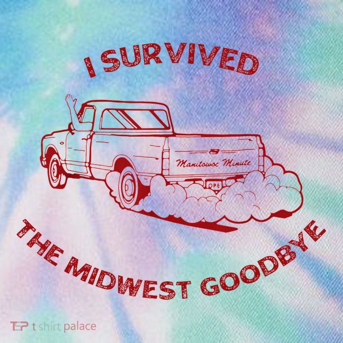 I Survived The Midwest Goodbye Legacy Tie Dye Trucker Hat