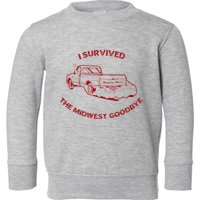 I Survived The Midwest Goodbye Toddler Sweatshirt
