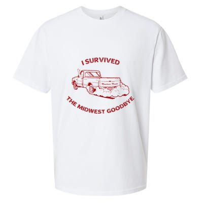 I Survived The Midwest Goodbye Sueded Cloud Jersey T-Shirt