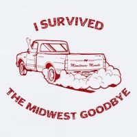 I Survived The Midwest Goodbye Sueded Cloud Jersey T-Shirt