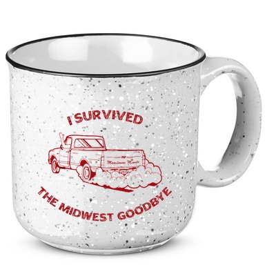 I Survived The Midwest Goodbye 15oz Campfire Ceramic Mug