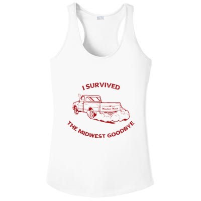 I Survived The Midwest Goodbye Ladies PosiCharge Competitor Racerback Tank