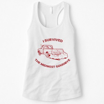 I Survived The Midwest Goodbye Womens Tank Top